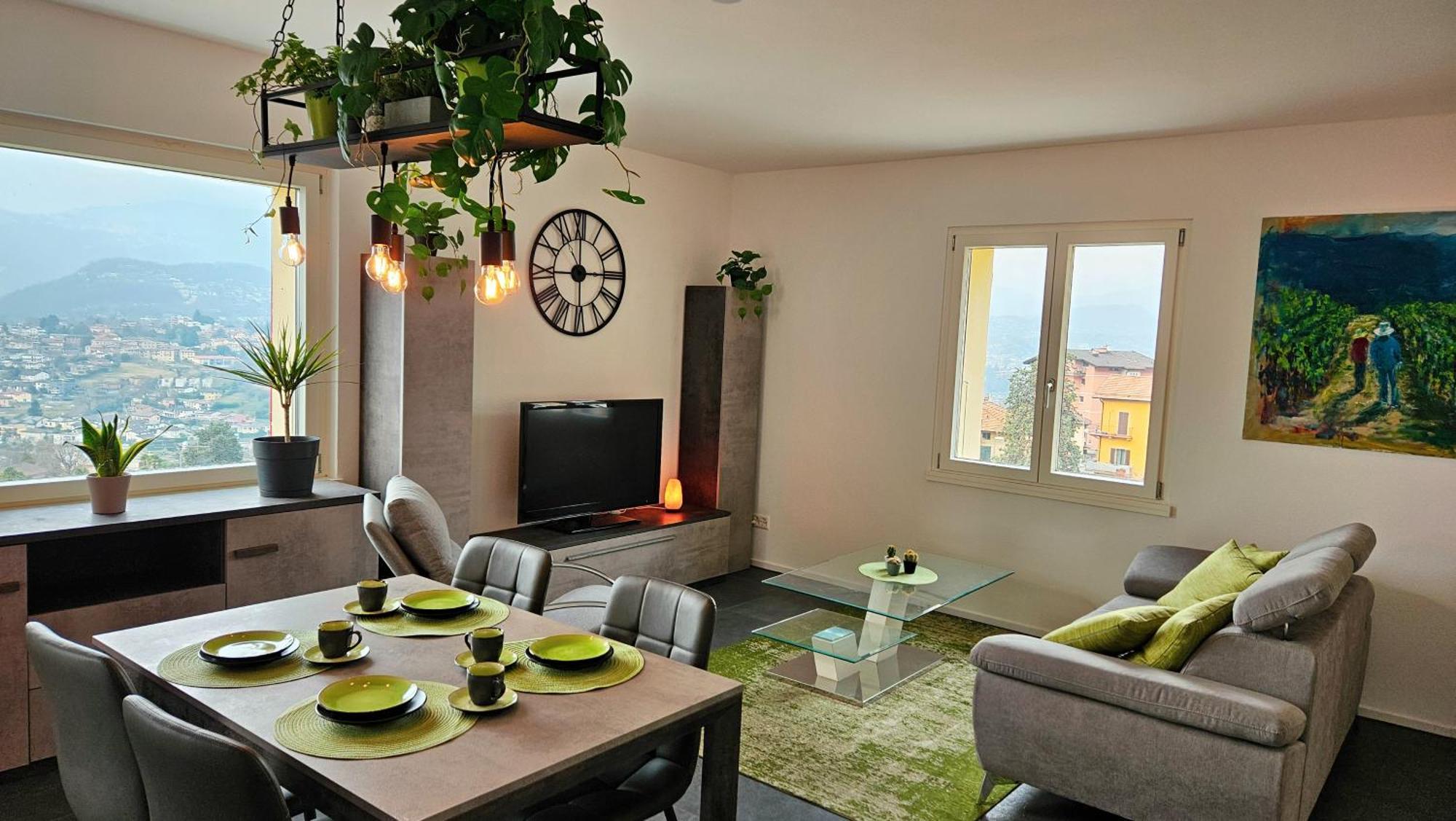 Bellavista Apartment With Free Parking لوغانو المظهر الخارجي الصورة